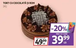 Auchan Tort cu ciocolată și rom Ofertă