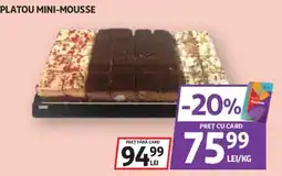 Auchan Platou mini-mousse Ofertă