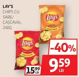 Auchan Lay's chips cu sare/cașcaval Ofertă