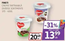 Auchan Fineti cremă tartinabilă Ofertă