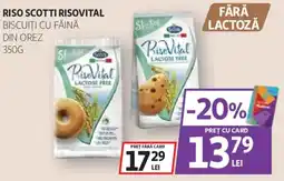 Auchan Riso Scotti Risovital biscuiti cu făină din orez Ofertă