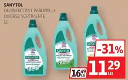 Auchan Sanytol dezinfectant pardoseli Ofertă