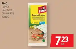 Auchan Fino pungi sandwich din hârtie Ofertă