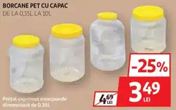 Auchan Borcane pet cu capac Ofertă