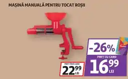 Auchan Mașină manuală pentru tocat roșii Ofertă