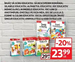 Auchan Agerium învăț să scriu educativ Ofertă