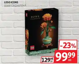 Auchan lego icons 10368 crizantema Ofertă