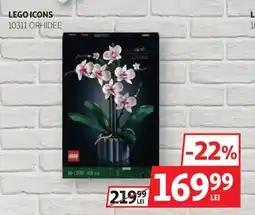 Auchan lego icons orchidee Ofertă