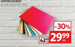 Auchan Carton colorat Ofertă