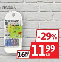 Auchan Racolan set acuarele x10 Ofertă