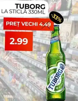 Simos Tuborg la sticlă Ofertă