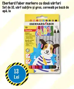 TEDI Eberhard Faber markere cu două vârfuri Ofertă