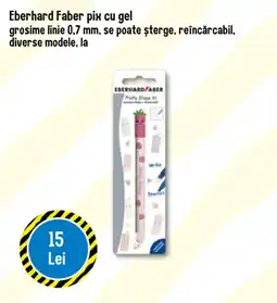 TEDI Eberhard Faber pix cu gel Ofertă