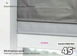JYSK BOLGA jaluzea opacă Ofertă