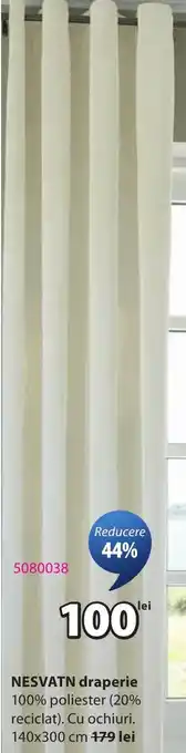 Nesvatn draperie