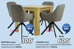 JYSK ROSTRUP scaun Ofertă