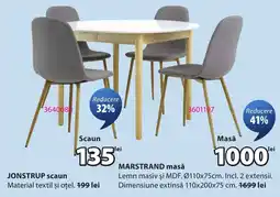JYSK Jonstrup scaun Ofertă