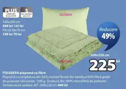 JYSK Fosseken plapumă cu fibre Ofertă