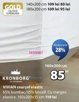 JYSK Kronborg vivian cearșaf elastic Ofertă