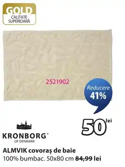 JYSK Kronborg almvik covoraș de baie Ofertă
