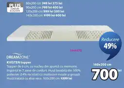 JYSK Dreamzone kvisten topper Ofertă