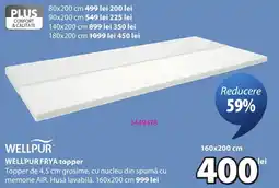 JYSK Wellpur frya topper Ofertă