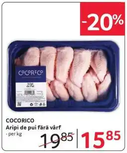 Selgros COCORICO Aripi de pui fără vârf Ofertă