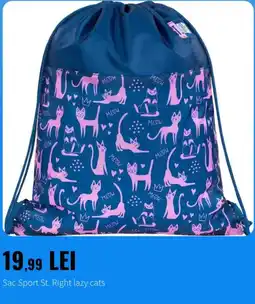 Emag Sac Sport St. Right lazy cats Ofertă