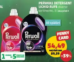 Penny Perwoll detergent lichid rufe diverse Ofertă