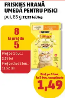 Penny Friskies hrană umedă pentru pisici pui Ofertă