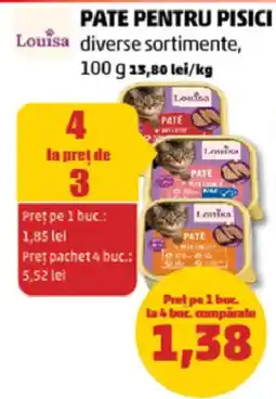 Penny Louisa pate pentru pisici diverse sortimente Ofertă