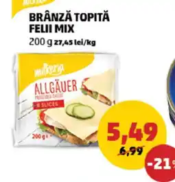 Penny Milkera brânză topită felii mix Ofertă
