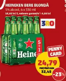 Penny Heineken bere blondă Ofertă