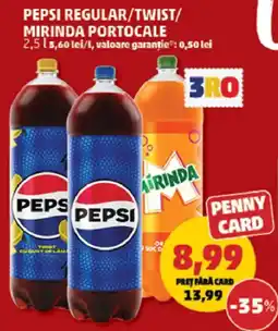 Penny Pepsi regular/twist/mirinda portocale Ofertă