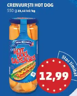 Penny Mike Mitchell's hot dog sausages Ofertă
