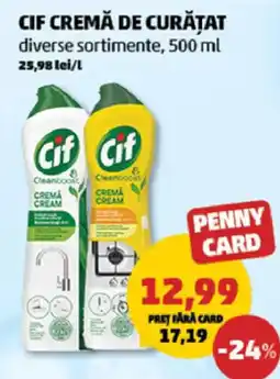 Penny Cif cremă de curățat Ofertă