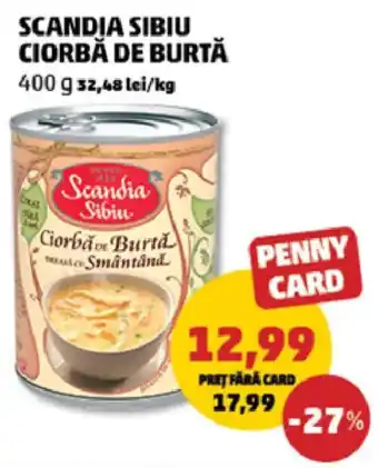 Penny Scandia Sibiu Ciorbă de Burtă Ofertă
