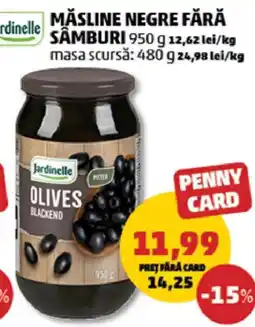 Penny Jardinelle măsline negre fără sâmburi Ofertă