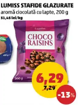 Penny Lumiss choco raisins Ofertă