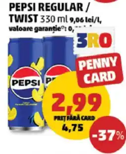 Penny Pepsi regular twist Ofertă