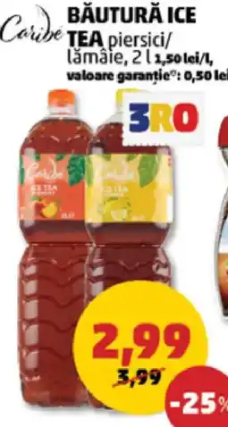Penny Caribe Ice Tea piersici/lămâie Ofertă