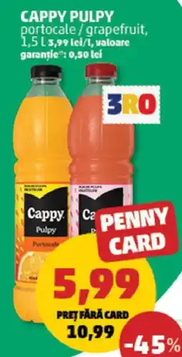 Penny Cappy Pulpy portocale Ofertă