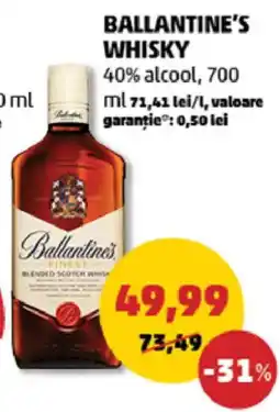 Penny Ballantine's whisky Ofertă