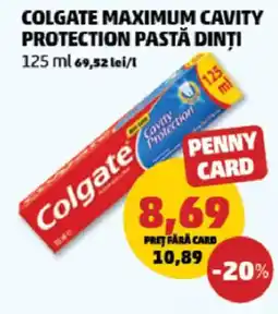Penny Colgate maximum cavity protection pastă dinți Ofertă