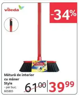 Selgros Mătură de interior cu mâner Style Ofertă
