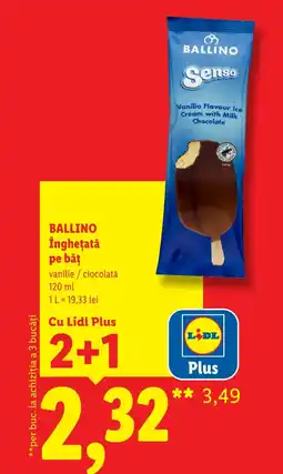 Lidl Ballino înghețată pe băț Ofertă