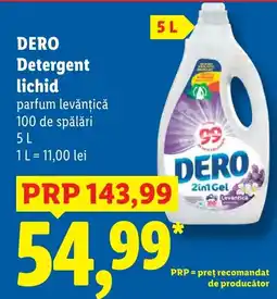 Lidl Dero detergent lichid Ofertă