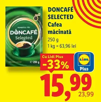 Doncafé selected cafea măcinată
