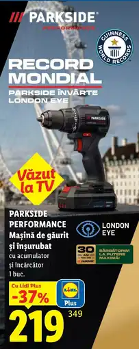 Lidl Parkside performance mașină de găurit și înșurubat Ofertă