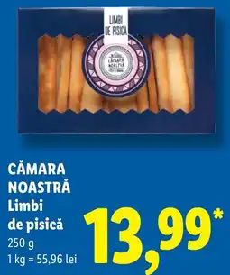 Lidl Cămara Noastră Limbi de pisică Ofertă